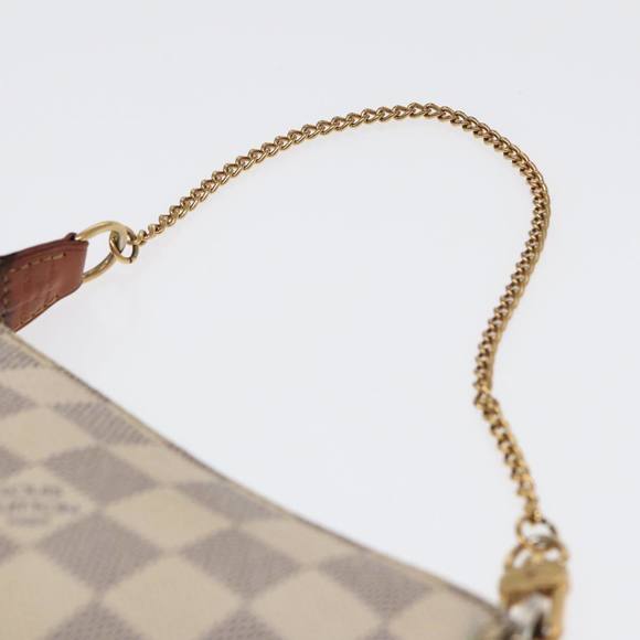 LOUIS VUITTON Damier Azur Mini Pochette Accessoires Pouch N63005 LV Auth 86634 - Picture 8 of 16
